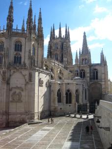 The cathedral in Burgos.